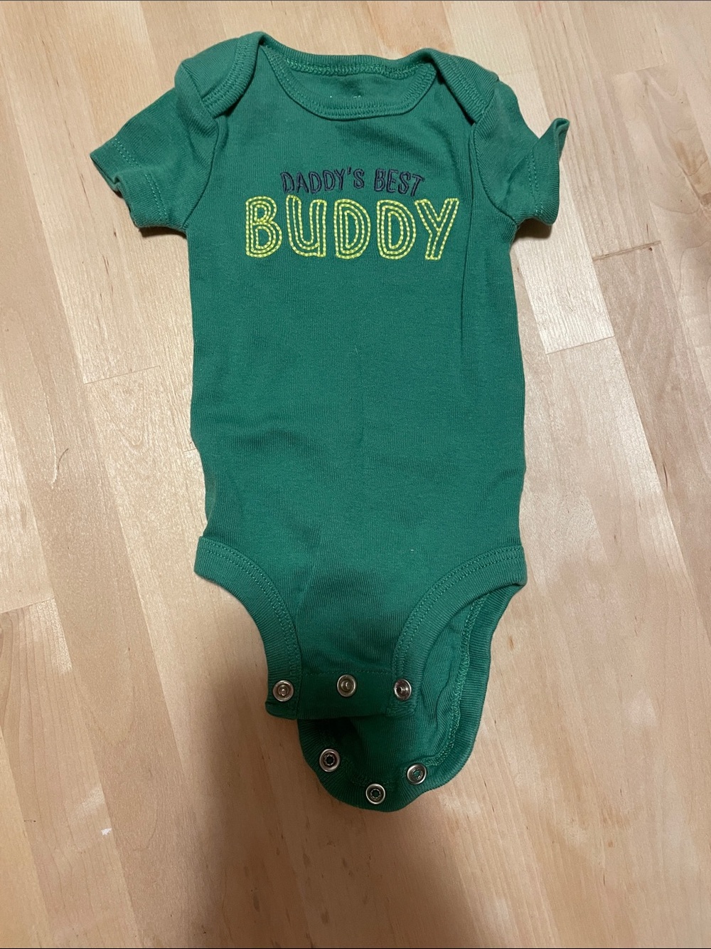 Carter's Emerald Green "Buddy" Infant One-Piece Bodysuit